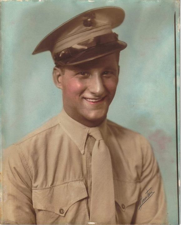 <i class="material-icons" data-template="memories-icon">account_balance</i><br/>Roland Palmer, Marine Corps<br/><div class='remember-wall-long-description'>
  My Great-Uncle, PFC Roland E. Palmer, of Marysville, OH. Died at Iwo Jima.</div><a class='btn btn-primary btn-sm mt-2 remember-wall-toggle-long-description' onclick='initRememberWallToggleLongDescriptionBtn(this)'>Learn more</a>