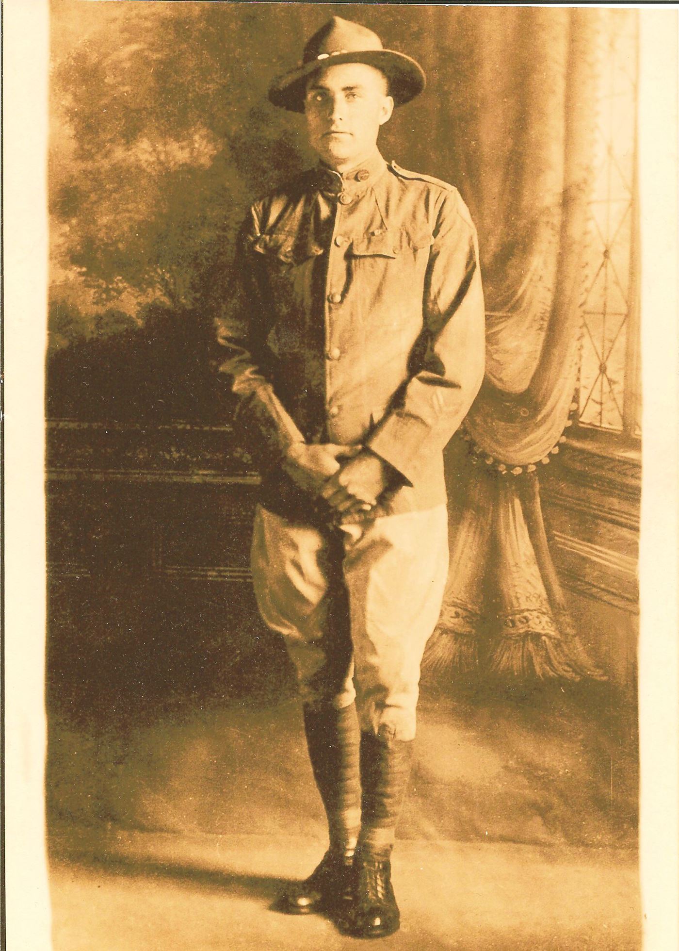 <i class="material-icons" data-template="memories-icon">chat_bubble</i><br/><br/><div class='remember-wall-long-description'>World War I, Wagoner, Supply Company, 60th Infantry, United
States Army. He enlisted on the twenty-fifth of August 1917 at Ft.
Thomas, Kentucky, for the period of emergency. He served in Germany
and France. He was in the battles of Anould Sector, St. Die Sector,
Villers-en-Haye Sector, St. Mihiel, and Meuse-Argonne. He sustained
wounds on October 13, 1918. PVT Daviswas Honorably Discharged from
the service of the United States on the 25 June 1919 by reason of desire to re-enlist
and ordered to Esch-Luxemburg, Germany for one year and was honorably
discharged in Germany on June 24, 1920 by reason of completion of term of
service. Character: Excellent</div><a class='btn btn-primary btn-sm mt-2 remember-wall-toggle-long-description' onclick='initRememberWallToggleLongDescriptionBtn(this)'>Learn more</a>