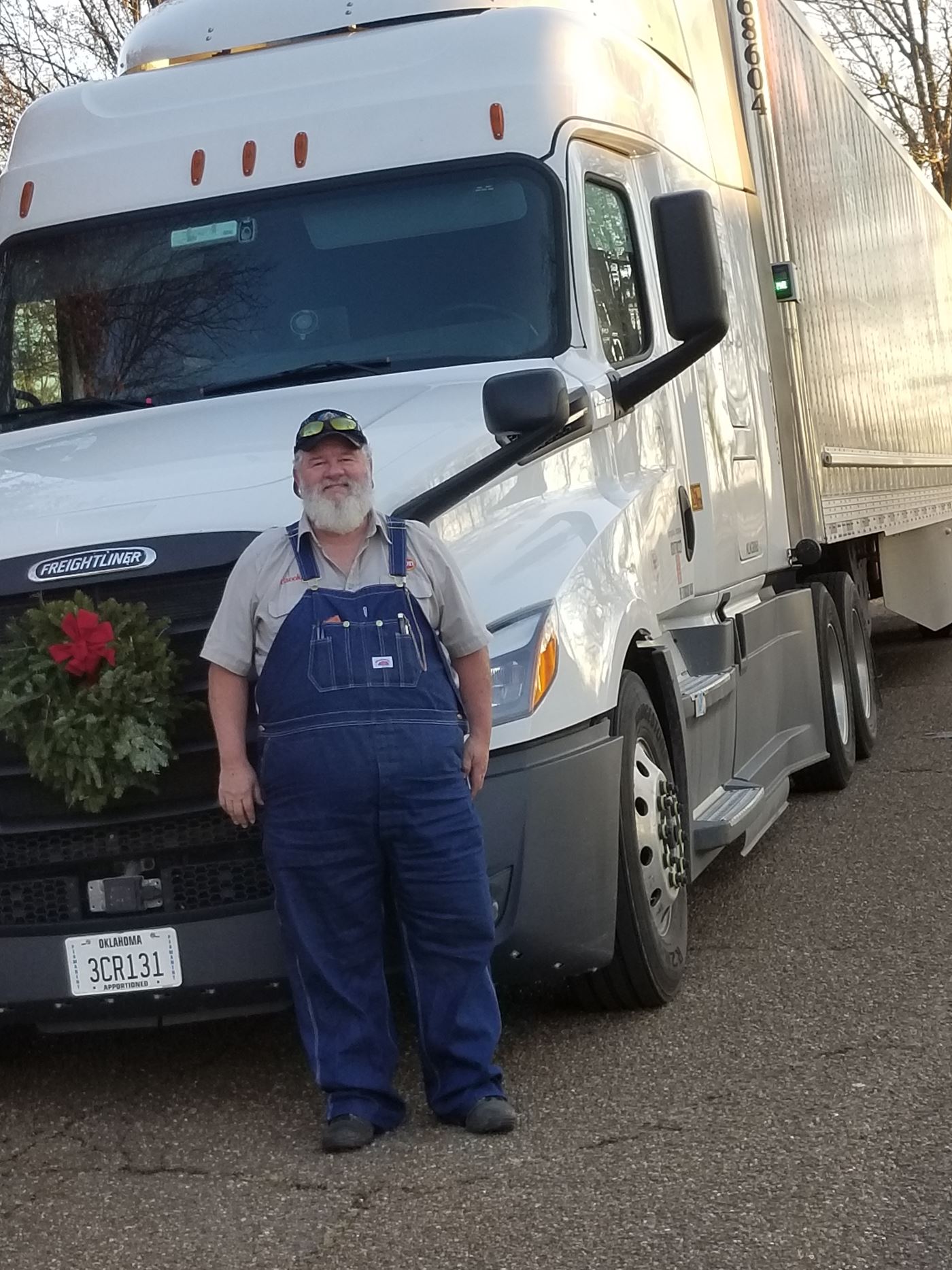 Brooks Evans is one of the many tuckers who offer their time to deliver wreaths to the various locations associated with Wreaths Across America.