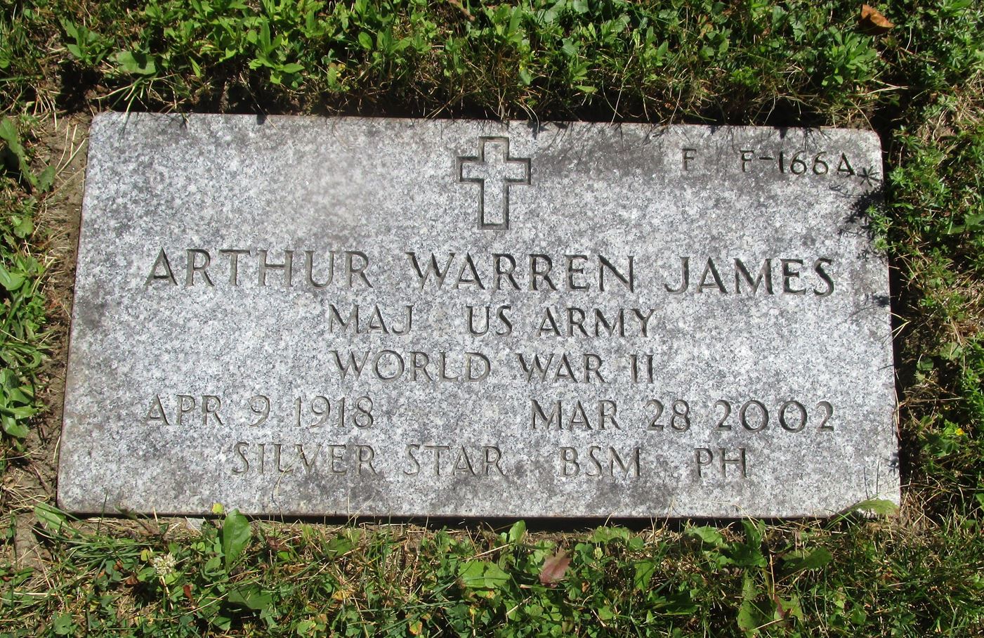 <i class="material-icons" data-template="memories-icon">account_balance</i><br/>Arthur  James, Army, Major<br/>Born 4/9/1918<br/>Passed on 3/28/2002<br/>Posted by: Gail Billings<br/><div class='remember-wall-long-description'>Thank you Arthur " Lefty" James for you WW2 service to our country. We honor you with this wreath to be laid on Wreaths Across America Day December 16, 2023. 

Your friend Nancy Gaynor & family</div><a class='btn btn-primary btn-sm mt-2 remember-wall-toggle-long-description' onclick='initRememberWallToggleLongDescriptionBtn(this)'>Learn more</a>