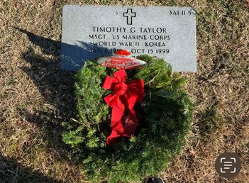 <i class="material-icons" data-template="memories-icon">account_balance</i><br/>Timothy  Taylor , Marine Corps<br/><div class='remember-wall-long-description'>
 In memory of my Father..
 MSGT Timothy G Taylor</div><a class='btn btn-primary btn-sm mt-2 remember-wall-toggle-long-description' onclick='initRememberWallToggleLongDescriptionBtn(this)'>Learn more</a>