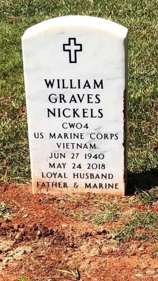 <i class="material-icons" data-template="memories-icon">account_balance</i><br/>William Nickels, Marine Corps<br/><div class='remember-wall-long-description'>In memory of my parents on the week of their anniversary. Happy Anniversary & Merry Christmas. Miss you both so much.</div><a class='btn btn-primary btn-sm mt-2 remember-wall-toggle-long-description' onclick='initRememberWallToggleLongDescriptionBtn(this)'>Learn more</a>