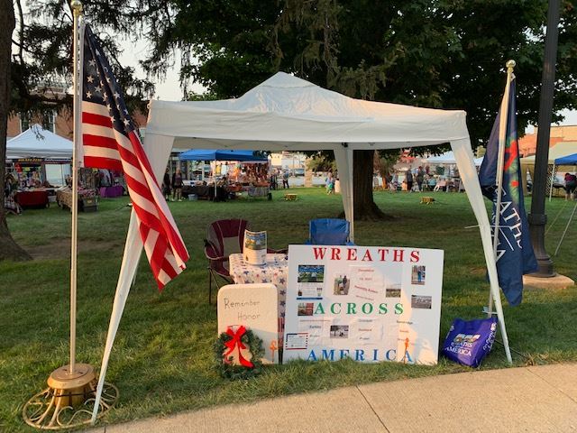 DAR Booth at Little Cousin Jasper Festival in Rensselaer, September 2021.