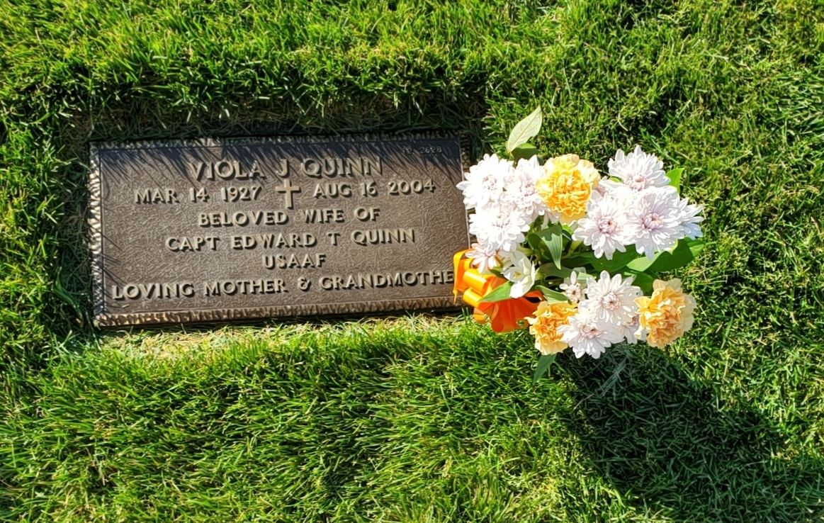 <i class="material-icons" data-template="memories-icon">account_balance</i><br/>Viola Quinn<br/>Born 3/14/1927<br/>Passed on 8/16/2004<br/>Posted by: Patricia Quinn-Pickett<br/><div class='remember-wall-long-description'>In memory of my Mom Viola J. Quinn March 14, 1927- August 16, 2004 Forever Loved and Missed.</div><a class='btn btn-primary btn-sm mt-2 remember-wall-toggle-long-description' onclick='initRememberWallToggleLongDescriptionBtn(this)'>Learn more</a>