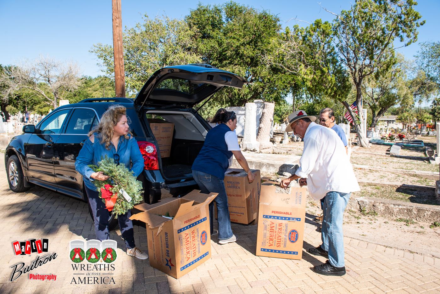 Distribution of wreaths