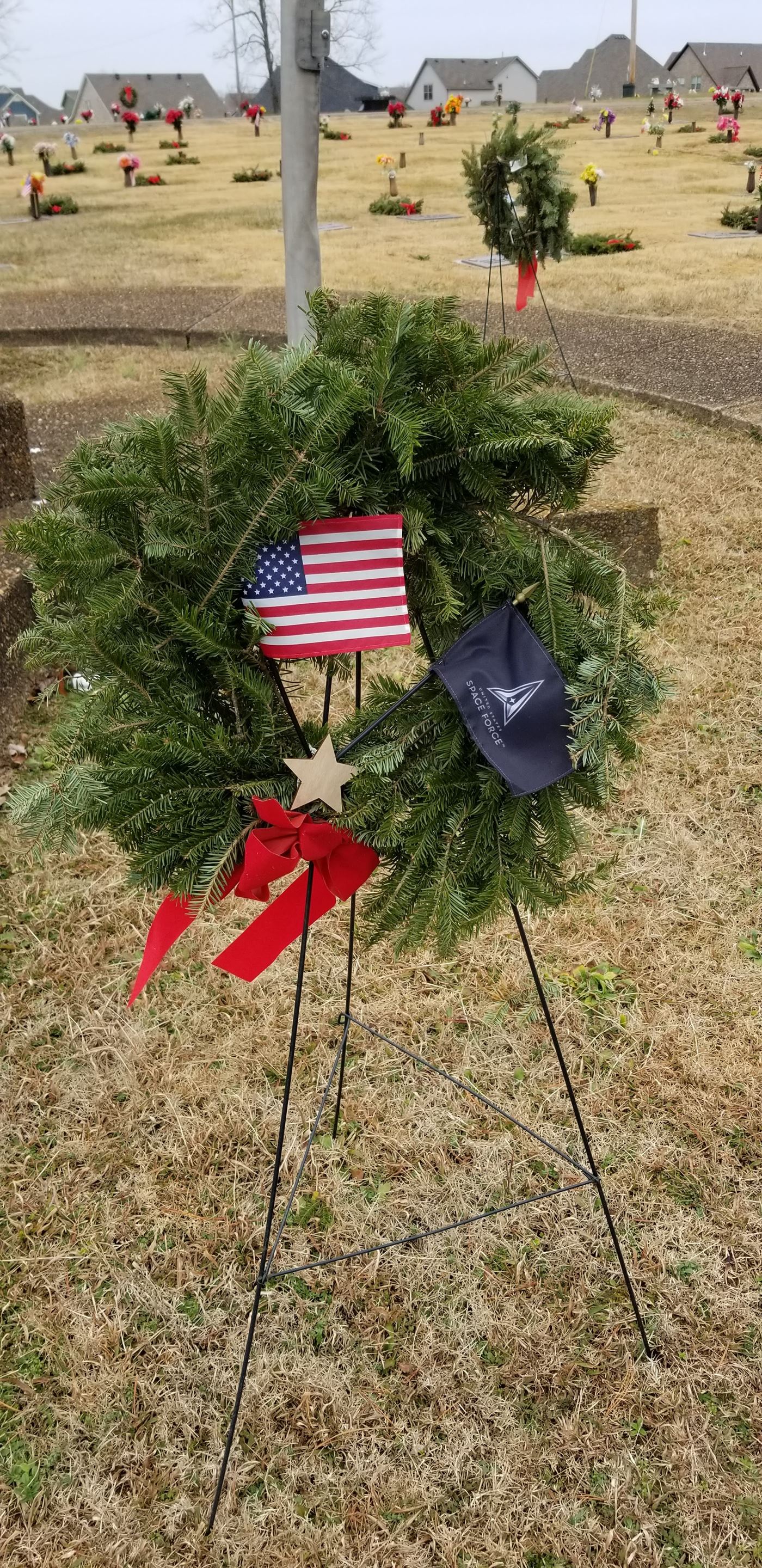 Ceremony Wreath for United States Space Force