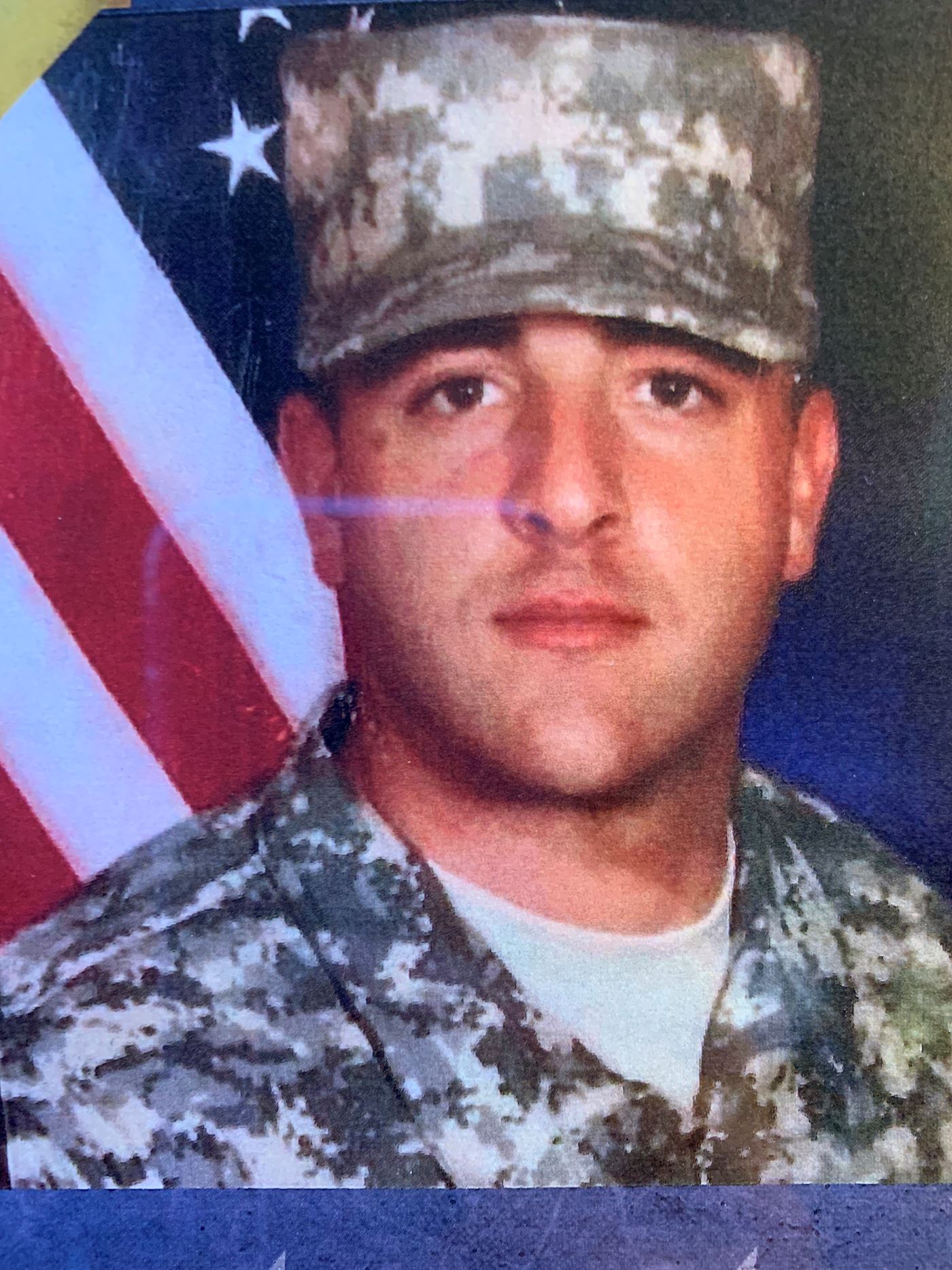 <i class="material-icons" data-template="memories-icon">account_balance</i><br/>Michael  George<br/>Posted by: Maria Staman<br/><div class='remember-wall-long-description'>Gone but not forgotten little brother/uncle. Thank you for your service and all you did in Iraq and Afghanistan. You are the bravest person I know.
Love you, Maria, Mike, Allie, Zach, and Josh</div><a class='btn btn-primary btn-sm mt-2 remember-wall-toggle-long-description' onclick='initRememberWallToggleLongDescriptionBtn(this)'>Learn more</a>