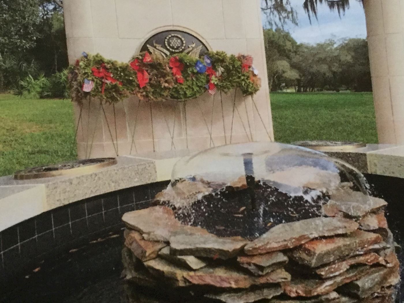 Florida National Cemetery ceremonial area 