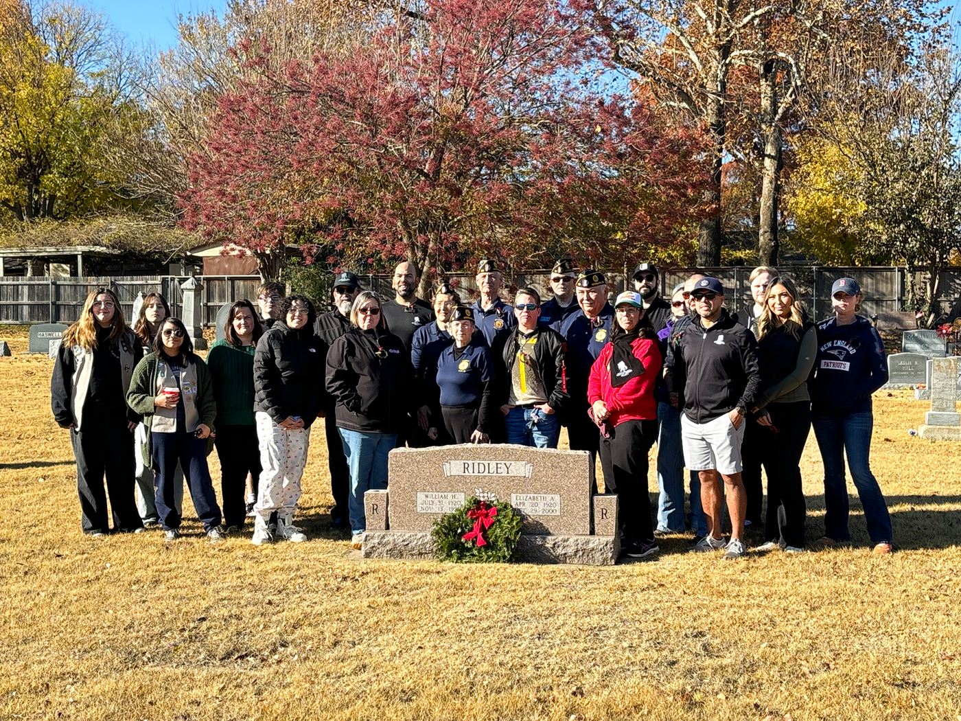 American Legion Post#88,Girl Scout troop #246, Wounded Warrior Project , Warren cemetery community