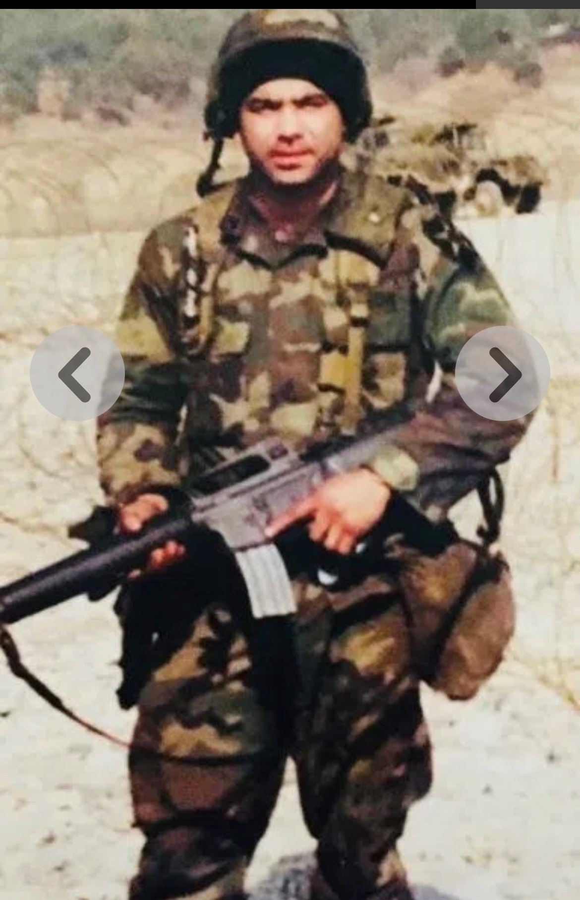 <i class="material-icons" data-template="memories-icon">stars</i><br/>Armando Espinoza, Army<br/><div class='remember-wall-long-description'>
  Armando Espinoza 101st Airborne Division, Saudi War, 12 years active duty and 4 years reservist.</div><a class='btn btn-primary btn-sm mt-2 remember-wall-toggle-long-description' onclick='initRememberWallToggleLongDescriptionBtn(this)'>Learn more</a>