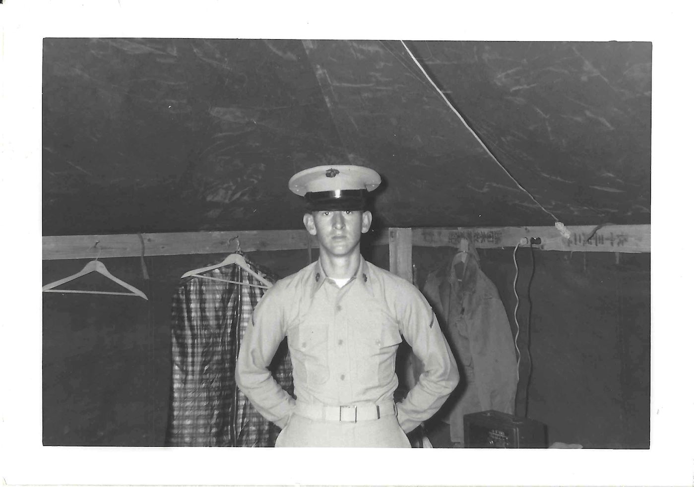 <i class="material-icons" data-template="memories-icon">account_balance</i><br/>Roger Martin, Marine Corps, CPL<br/>Served from 1956 to 1958<br/>Born 12/3/1937<br/>Passed on 9/14/2016<br/>Posted by: Chelsea M.<br/><div class='remember-wall-long-description'>In memory of CPL Roger A. Martin
Love,
Your Olive Oyl</div><a class='btn btn-primary btn-sm mt-2 remember-wall-toggle-long-description' onclick='initRememberWallToggleLongDescriptionBtn(this)'>Learn more</a>