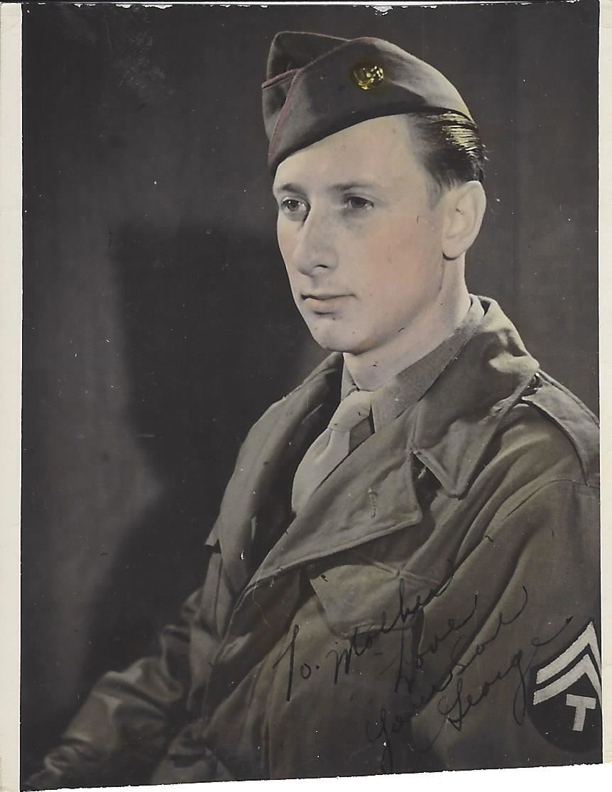 <i class="material-icons" data-template="memories-icon">account_balance</i><br/>George J Blaske, Army<br/><div class='remember-wall-long-description'>In memory of George J. Blaske, U.S. Army Air Corps, WWII</div><a class='btn btn-primary btn-sm mt-2 remember-wall-toggle-long-description' onclick='initRememberWallToggleLongDescriptionBtn(this)'>Learn more</a>