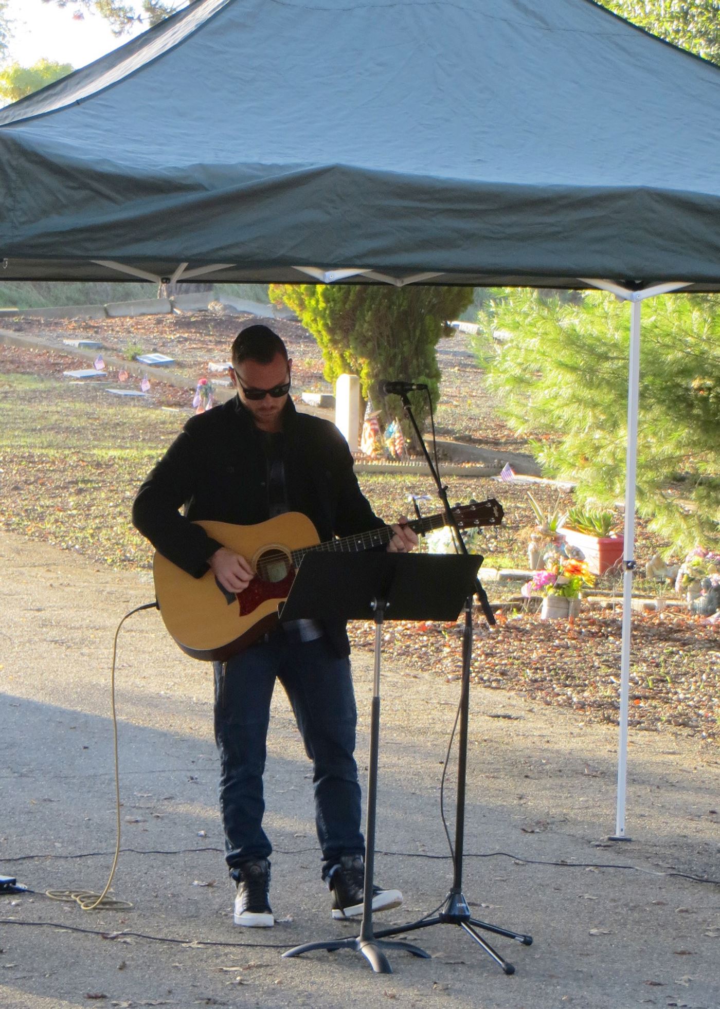 Music and Dedications at Mt. Hope Cemetery, Morgan Hill, California.
2015