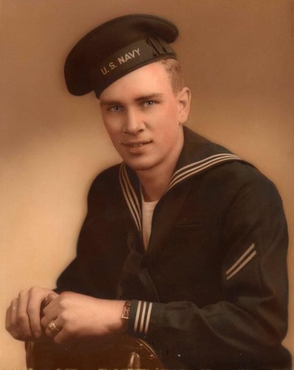 <i class="material-icons" data-template="memories-icon">account_balance</i><br/>George Archambeault, Navy<br/>Posted by: Ann Schubery<br/><div class='remember-wall-long-description'>My Daddy, George “Archie” Archambeault US Navy</div><a class='btn btn-primary btn-sm mt-2 remember-wall-toggle-long-description' onclick='initRememberWallToggleLongDescriptionBtn(this)'>Learn more</a>