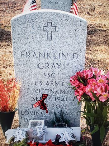 <i class="material-icons" data-template="memories-icon">account_balance</i><br/>franklin Gray, Army<br/><div class='remember-wall-long-description'>Frank Gray, we love and miss you so much. Your wife Regina and daughter Anita and 
  son Frank</div><a class='btn btn-primary btn-sm mt-2 remember-wall-toggle-long-description' onclick='initRememberWallToggleLongDescriptionBtn(this)'>Learn more</a>