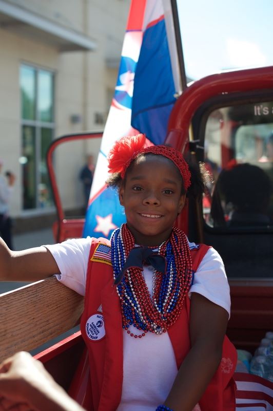 Micaela at the City of Orlando's Veterans Day Parade (2015)