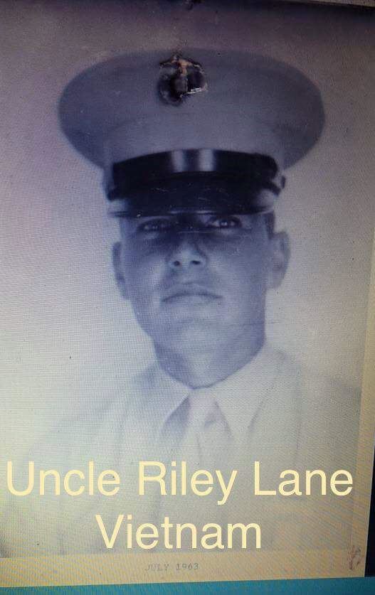 <i class="material-icons" data-template="memories-icon">cloud</i><br/>Riley Lane<br/><div class='remember-wall-long-description'>In memory of Uncle Riley Lane, brother to Marines Don Lane and Austin Lane (and 10 other siblings), and the ultimate service and sacrifice he made to the USA.</div><a class='btn btn-primary btn-sm mt-2 remember-wall-toggle-long-description' onclick='initRememberWallToggleLongDescriptionBtn(this)'>Learn more</a>