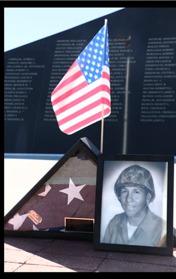 <i class="material-icons" data-template="memories-icon">account_balance</i><br/>ROBERTO ITUARTE, Marine Corps<br/><div class='remember-wall-long-description'>IN MEMORY OF SGT ROBERTO ITUARTE, USMC, KIA VN DEC 11, 1965. WE LOVE YOU AND MISS YOU EVERY SINGLE DAY. LOVE MOM, SIS AND IDA. WE WILL SEE YOU ONE DAY SOON.</div><a class='btn btn-primary btn-sm mt-2 remember-wall-toggle-long-description' onclick='initRememberWallToggleLongDescriptionBtn(this)'>Learn more</a>
