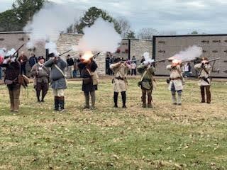 . . . Shooting the Muskets in tribute