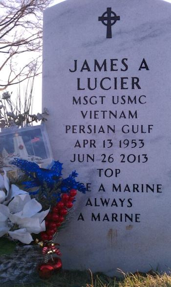 <i class="material-icons" data-template="memories-icon">stars</i><br/>James  Lucier, Marine Corps<br/><div class='remember-wall-long-description'>
  In memory of Retired Msgt., James Lucier who faithfully served his country as a United States Marine ! Semper Fi !</div><a class='btn btn-primary btn-sm mt-2 remember-wall-toggle-long-description' onclick='initRememberWallToggleLongDescriptionBtn(this)'>Learn more</a>