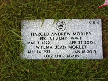 <i class="material-icons" data-template="memories-icon">cloud</i><br/>Harold Andrew  Morley, Army<br/><div class='remember-wall-long-description'>
  In memory of our parents, Harold Andrew and Wylma Jean Morley. Thank you so much for this opportunity of placing a wreath at my parents gravesite.
The Morley Girls</div><a class='btn btn-primary btn-sm mt-2 remember-wall-toggle-long-description' onclick='initRememberWallToggleLongDescriptionBtn(this)'>Learn more</a>