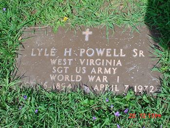 <i class="material-icons" data-template="memories-icon">account_balance</i><br/>Lyle Hawthorne Powell<br/><div class='remember-wall-long-description'>Lyle Hawthorne Powell, served in the US Army during WWI and was a member of the WV State Police (in their early days) (a first responder).</div><a class='btn btn-primary btn-sm mt-2 remember-wall-toggle-long-description' onclick='initRememberWallToggleLongDescriptionBtn(this)'>Learn more</a>