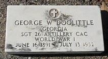 <i class="material-icons" data-template="memories-icon">chat_bubble</i><br/>George Weston Doolittle<br/><div class='remember-wall-long-description'>George Weston Doolittle Sergeant 26th Artillery Regiment, Coast Artillery Corp June 16th, 1891 - July 13th, 1952</div><a class='btn btn-primary btn-sm mt-2 remember-wall-toggle-long-description' onclick='initRememberWallToggleLongDescriptionBtn(this)'>Learn more</a>