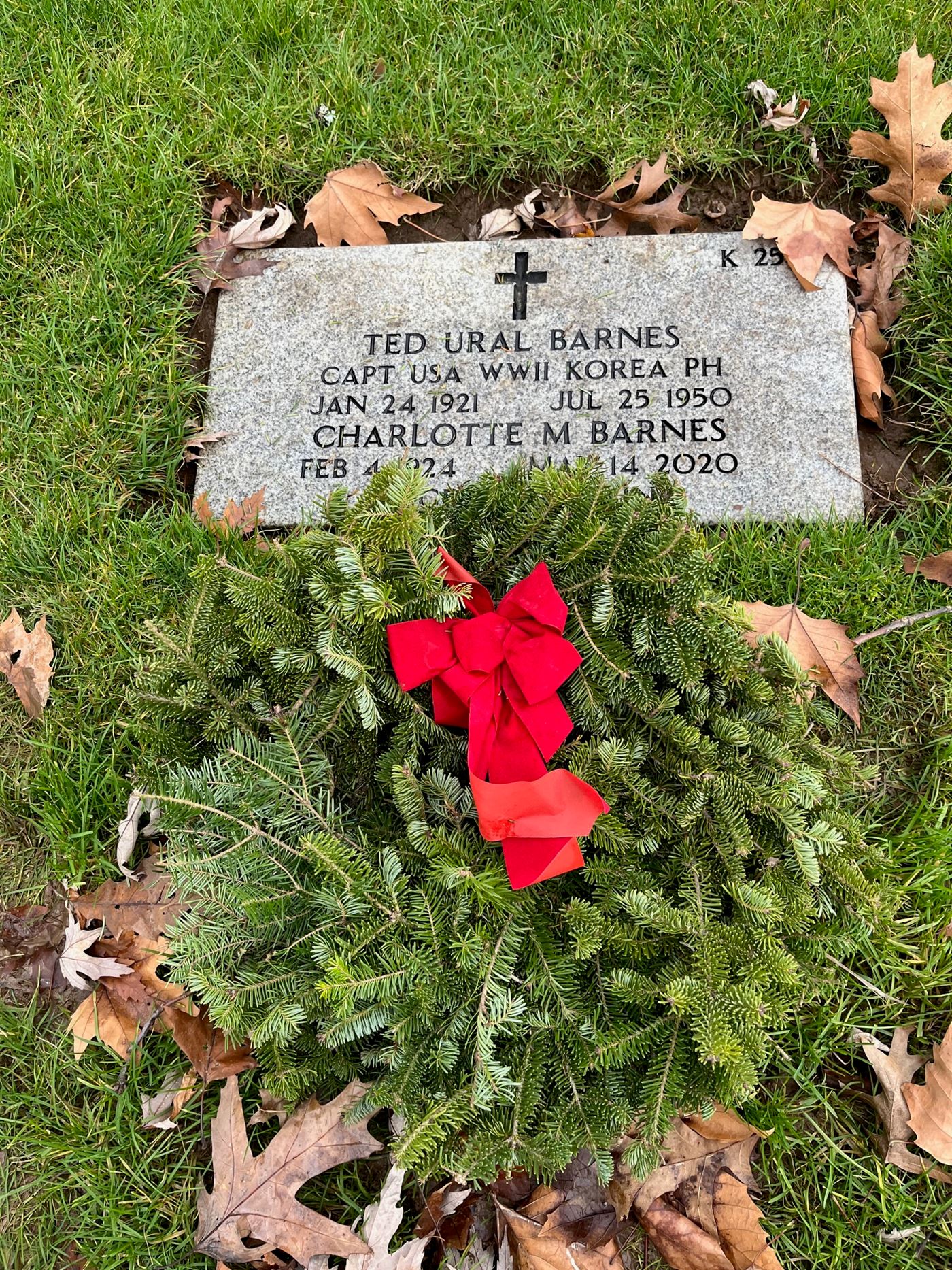 Willamette National Cemetery 2021, Barnes Grave Specific