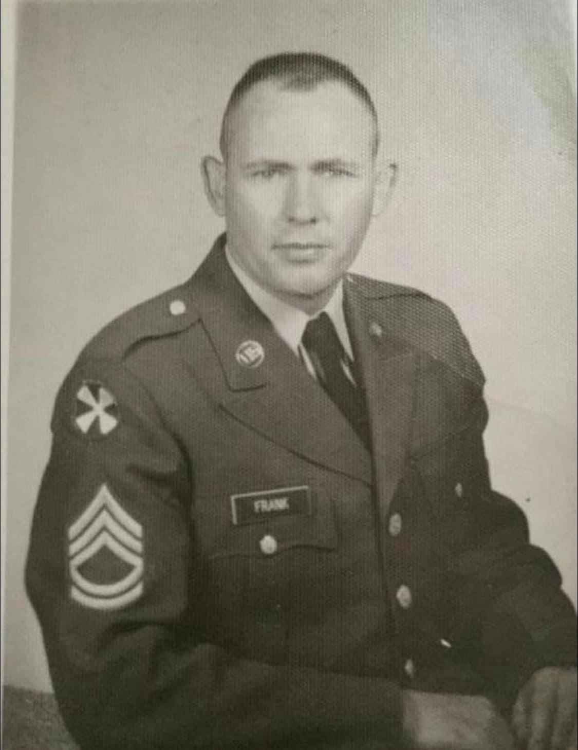 <i class="material-icons" data-template="memories-icon">account_balance</i><br/>James D. Frank, Army<br/>Posted by: Kasie Linker<br/><div class='remember-wall-long-description'>
  James D. Frank was an amazing man who served his country, received many honors, and ultimately gave his life for his country. Papaw - I love you and wish my kids had the chance to know you. Don’t worry, I tell them all about you every chance I get.</div><a class='btn btn-primary btn-sm mt-2 remember-wall-toggle-long-description' onclick='initRememberWallToggleLongDescriptionBtn(this)'>Learn more</a>