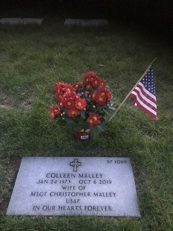 <i class="material-icons" data-template="memories-icon">cloud</i><br/>Colleen Malley<br/><div class='remember-wall-long-description'>
  Thank you Colleen for 20 years of selfless service and sacrifice to your country, but most of all thank you for the lifetime of love, light, and happiness you brought to all those fortunate enough to know you. We love you and keep you in our hearts forever.</div><a class='btn btn-primary btn-sm mt-2 remember-wall-toggle-long-description' onclick='initRememberWallToggleLongDescriptionBtn(this)'>Learn more</a>