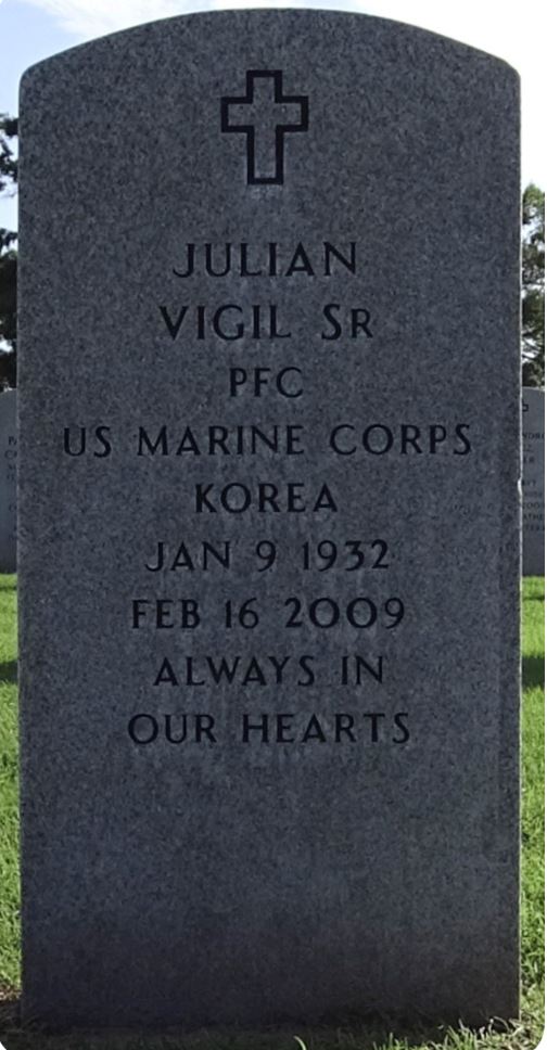 <i class="material-icons" data-template="memories-icon">account_balance</i><br/>Julian Vigil, Sr. , Army<br/><div class='remember-wall-long-description'>Thank you for your service to our country and for ensuring our freedom for generations! 
God Bless You!
Trail Life and American Heritage Girls Troop TX0002</div><a class='btn btn-primary btn-sm mt-2 remember-wall-toggle-long-description' onclick='initRememberWallToggleLongDescriptionBtn(this)'>Learn more</a>