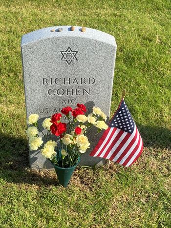 <i class="material-icons" data-template="memories-icon">account_balance</i><br/>Richard Cohen, Air Force<br/><div class='remember-wall-long-description'>We love and miss you greatly, Dad. Thank you for showing us true strength and faith.</div><a class='btn btn-primary btn-sm mt-2 remember-wall-toggle-long-description' onclick='initRememberWallToggleLongDescriptionBtn(this)'>Learn more</a>