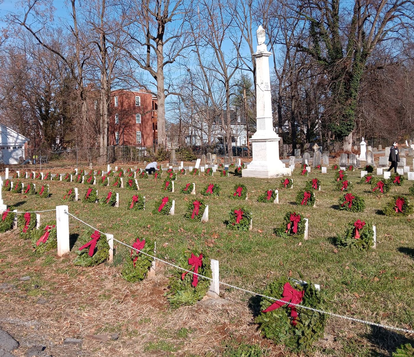 Wreaths placement complete.