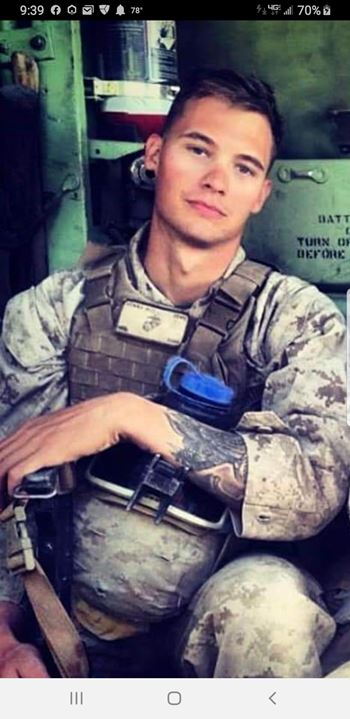 <i class="material-icons" data-template="memories-icon">account_balance</i><br/>Matthew Kenna, Marine Corps<br/><div class='remember-wall-long-description'>Lcpl Matthew Kenna
US Marine Corp
6/3/92 - 1/19/20</div><a class='btn btn-primary btn-sm mt-2 remember-wall-toggle-long-description' onclick='initRememberWallToggleLongDescriptionBtn(this)'>Learn more</a>