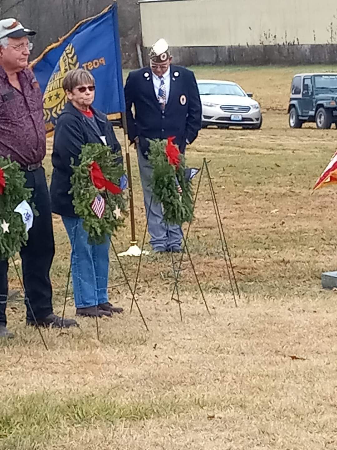 Becky Kirk Lott, West Plains, Missouri placed the POW/MIA Ceremonial Wreath.&nbsp; Her father, John T. Kirk, West Plains, Missouri was a POW for over four years during WWII.<br>