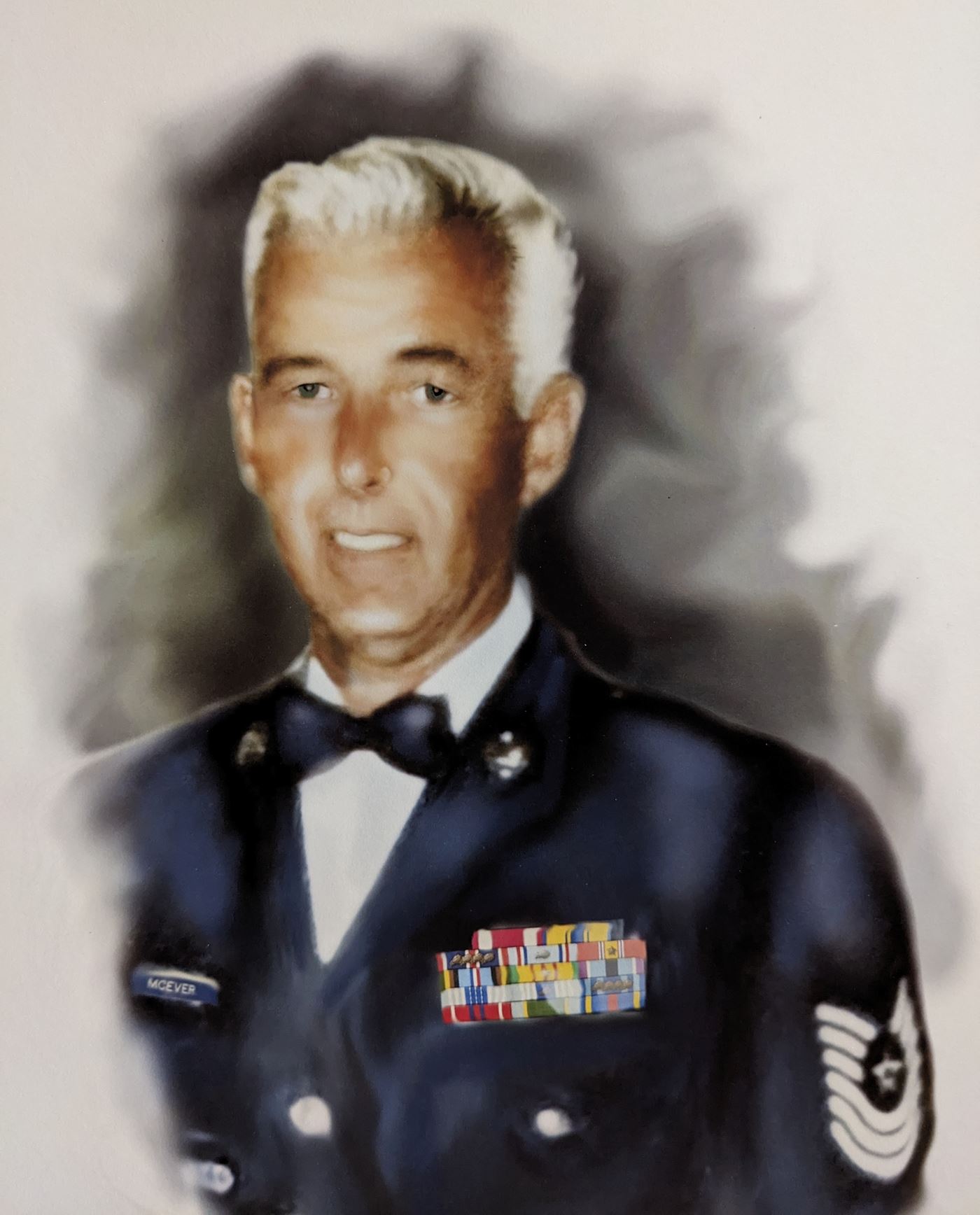 <i class="material-icons" data-template="memories-icon">account_balance</i><br/>Glenn McEver, Air Force<br/><div class='remember-wall-long-description'>Our hero and angel in heaven, Ret. MSgt. Glenn McEver. Beloved Husband, Father, and PawPaw.</div><a class='btn btn-primary btn-sm mt-2 remember-wall-toggle-long-description' onclick='initRememberWallToggleLongDescriptionBtn(this)'>Learn more</a>