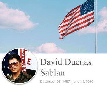 <i class="material-icons" data-template="memories-icon">account_balance</i><br/>David Sablan, Army<br/><div class='remember-wall-long-description'>I will treasure the memories of my beloved brother until we meet again.</div><a class='btn btn-primary btn-sm mt-2 remember-wall-toggle-long-description' onclick='initRememberWallToggleLongDescriptionBtn(this)'>Learn more</a>