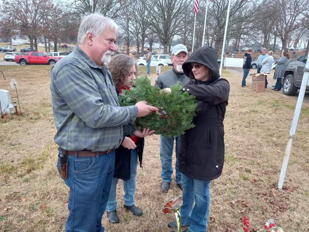 Veterans from near and far came out to help Remember - Honor - Teach<br>