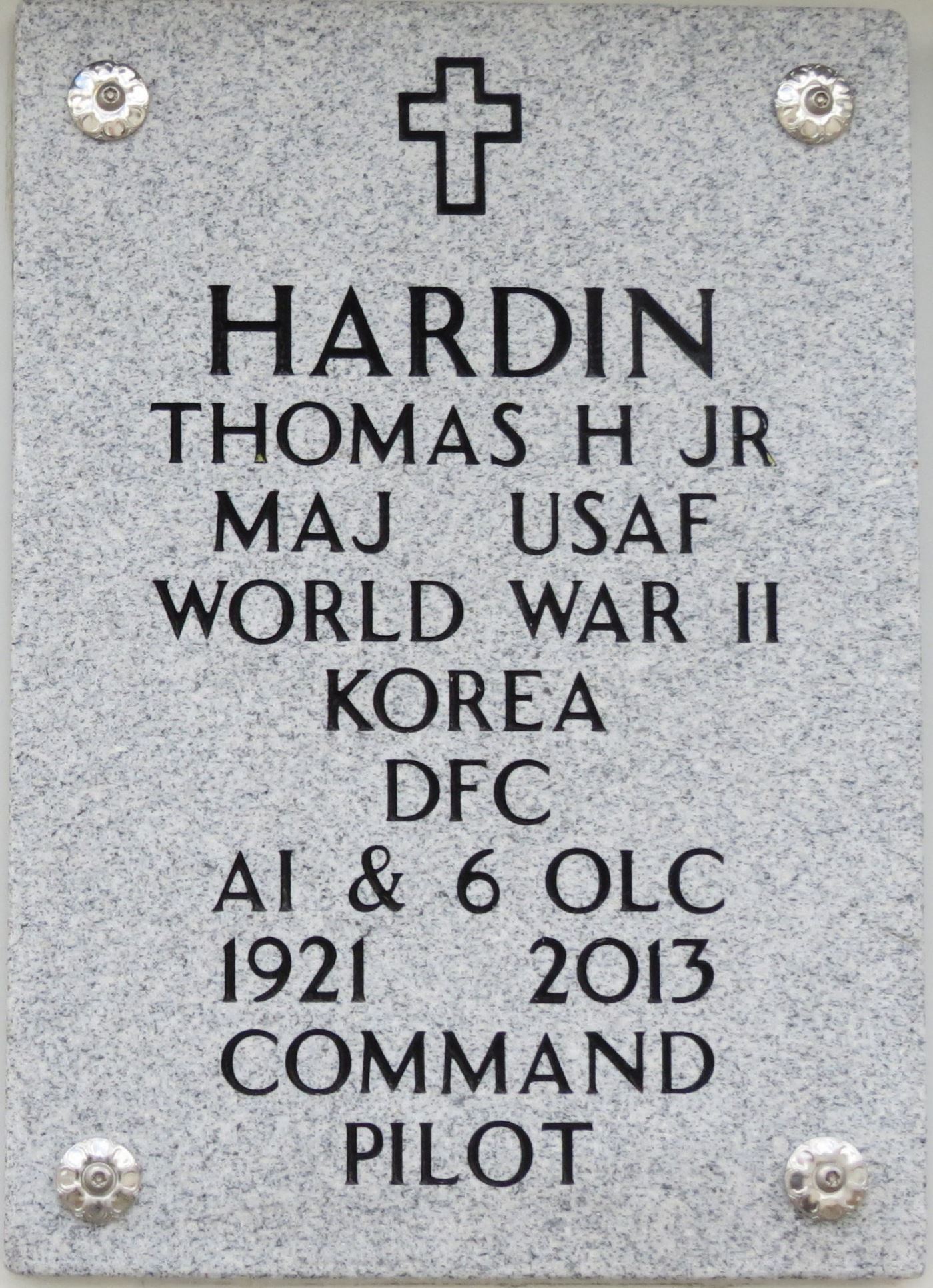 <i class="material-icons" data-template="memories-icon">account_balance</i><br/>Thomas H. Hardin, Jr., Air Force<br/><div class='remember-wall-long-description'>
Dear Dad,
Thank you for your service to our country. We are so proud of you. We love you and miss you so much.
Love, Bob and Judy</div><a class='btn btn-primary btn-sm mt-2 remember-wall-toggle-long-description' onclick='initRememberWallToggleLongDescriptionBtn(this)'>Learn more</a>