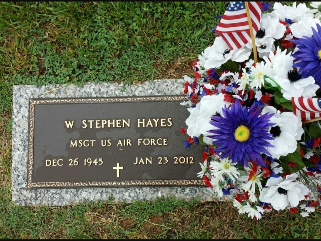 <i class="material-icons" data-template="memories-icon">cloud</i><br/>Walter Stephen  Hayes, Air Force<br/><div class='remember-wall-long-description'>To a man who loved life, enjoyed a good joke and had a fabulous sense of humor. His Air Guard friends were his second family and you never knew when a loud "Red Hayes" would come out of nowhere. He was a great Dad, Grandpa, Son, Brother and a loving Husband. As my incription says, we will be Together Forever at some point.</div><a class='btn btn-primary btn-sm mt-2 remember-wall-toggle-long-description' onclick='initRememberWallToggleLongDescriptionBtn(this)'>Learn more</a>