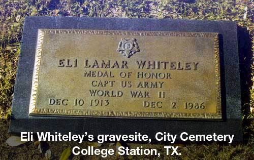 <i class="material-icons" data-template="memories-icon">account_balance</i><br/>Eli Whiteley<br/>Posted by: Anonymous<br/><div class='remember-wall-long-description'>Congressional Medal of Honor Recipient</div><a class='btn btn-primary btn-sm mt-2 remember-wall-toggle-long-description' onclick='initRememberWallToggleLongDescriptionBtn(this)'>Learn more</a>