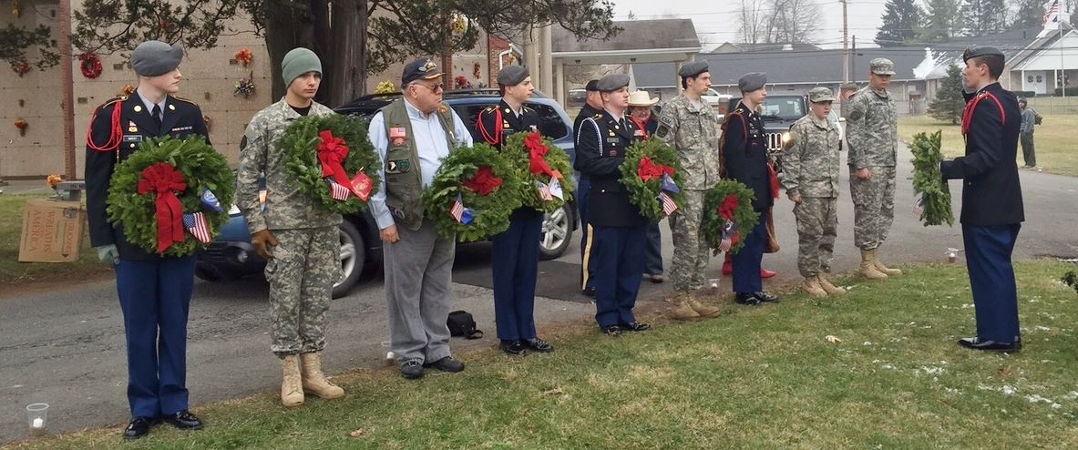 Since 2014 High Lawn Memorial Park and Funeral Home along with help from the Fayette Institute of Technology JROTC, Lafayette Post of the American Legion, VFW Post #3110 and Mt. Hope Lions Club have helped Oak Hill, WV and surrounding areas to honor their veterans by participating in Wreaths Across America.