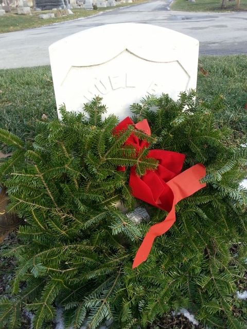 This wreath was the first one placed by the Shelby County Vets to DC Committee in its first time participating in this program. 12/17/2016.