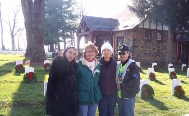 l-r Donna Smith, Karen Eichelman, Maryanna Cain and Kathryn Alexander participating in WAA in 2012.