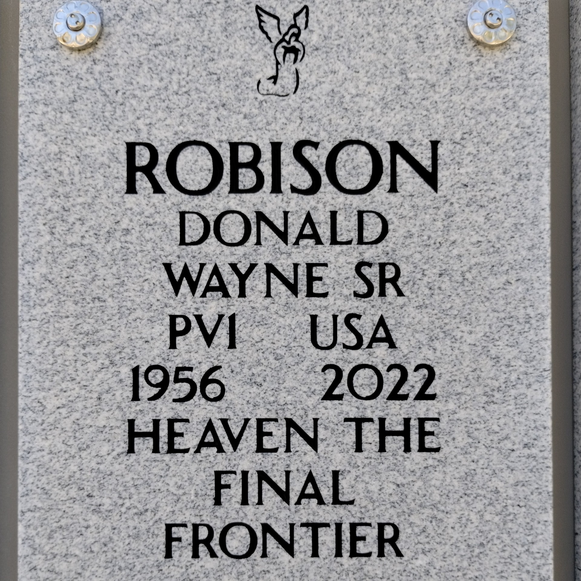 <i class="material-icons" data-template="memories-icon">chat_bubble</i><br/>Donald Robison Sr, Army, PV1<br/>Posted by: Donald Robison Jr<br/><div class='remember-wall-long-description'>The greatest man I ever knew and my everyday lifeline. He was a Hawk Missile Crewman in the U.S. Army until he was medically discharged due to injury in the line of duty. After giving his all for this country, He came home and gave his all for his family. I have never been prouder to carry the same name as this man. The pain never heals and the tears never stop but I know I will see you again someday. Untill then, keep watch over us as I strive to make you and our family name proud. Rest easy. We've got it from here. We Love You.</div><a class='btn btn-primary btn-sm mt-2 remember-wall-toggle-long-description' onclick='initRememberWallToggleLongDescriptionBtn(this)'>Learn more</a>