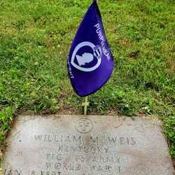 <i class="material-icons" data-template="memories-icon">chat_bubble</i><br/>William McKinley Weis, Army, Private 1st Class<br/>Posted by: Marcia Weis Zachem<br/><div class='remember-wall-long-description'>In memory of my brave grandfather Army Private 1st Class William McKinley Weis. He fought in WWI and earned the Purple Heart when exposed to mustard gas. He healed and returned to the states to his loving family. We will never forget your dedication for the cause of freedom.</div><a class='btn btn-primary btn-sm mt-2 remember-wall-toggle-long-description' onclick='initRememberWallToggleLongDescriptionBtn(this)'>Learn more</a>