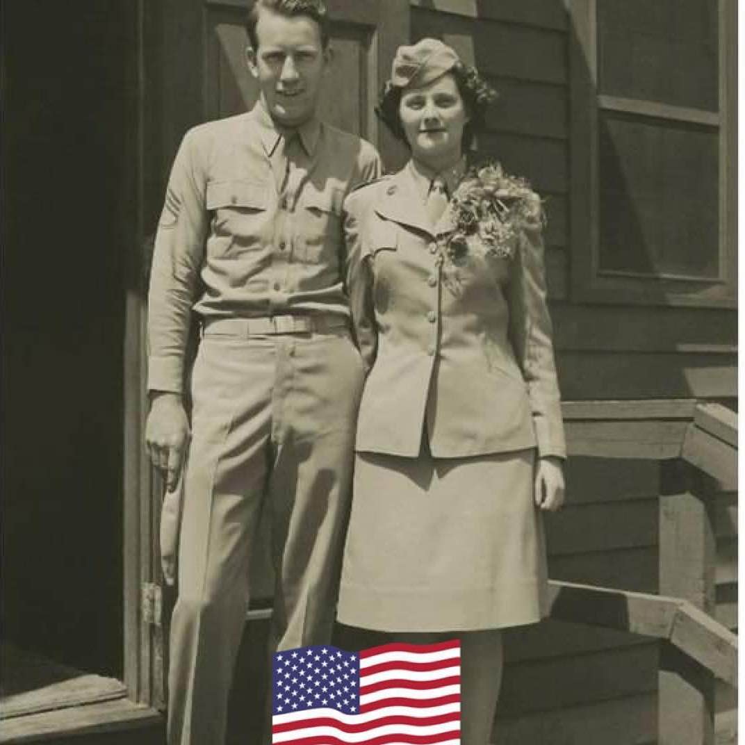 <i class="material-icons" data-template="memories-icon">chat_bubble</i><br/>Dorothy & Edwin Darling, Army, <br/>Posted by: Nini<br/><div class='remember-wall-long-description'>Married in uniform on 6/13/1944. Dorothy Fongeallaz &amp; Edwin F Darling</div><a class='btn btn-primary btn-sm mt-2 remember-wall-toggle-long-description' onclick='initRememberWallToggleLongDescriptionBtn(this)'>Learn more</a>