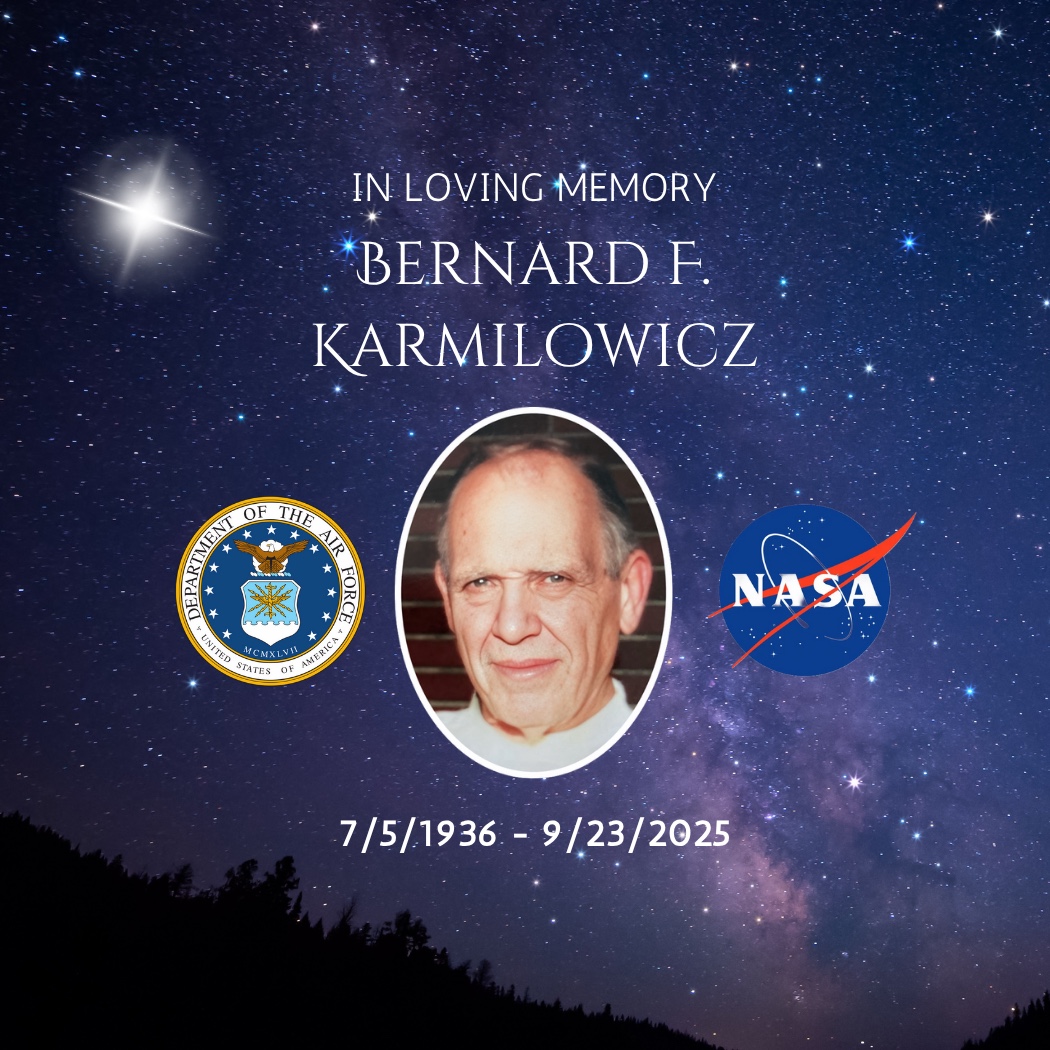 <i class="material-icons" data-template="memories-icon">chat_bubble</i><br/>Bernard F. Karmilowicz, <br/>Born 7/5/1936<br/>Passed on 9/23/2025<br/><div class='remember-wall-long-description'>In loving memory of Bernard F. Karmilowicz, USAF (Veteran), a brilliant mind, a devoted patriot, and a special person who touched so many lives. Your intelligence, your service, and your adventurous spirit will never be forgotten, and you are missed</div><a class='btn btn-primary btn-sm mt-2 remember-wall-toggle-long-description' onclick='initRememberWallToggleLongDescriptionBtn(this)'>Learn more</a>