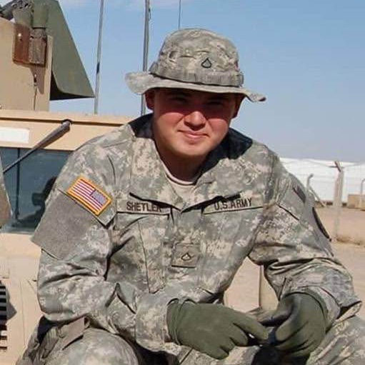 <i class="material-icons" data-template="memories-icon">chat_bubble</i><br/>Posted by: Sean Shetler<br/><div class='remember-wall-long-description'>PFC Sean Shetler, HCT 630, 3rd BCT November 2006 at FOB Caldwell, Diyala Province, Iraq.</div><a class='btn btn-primary btn-sm mt-2 remember-wall-toggle-long-description' onclick='initRememberWallToggleLongDescriptionBtn(this)'>Learn more</a>