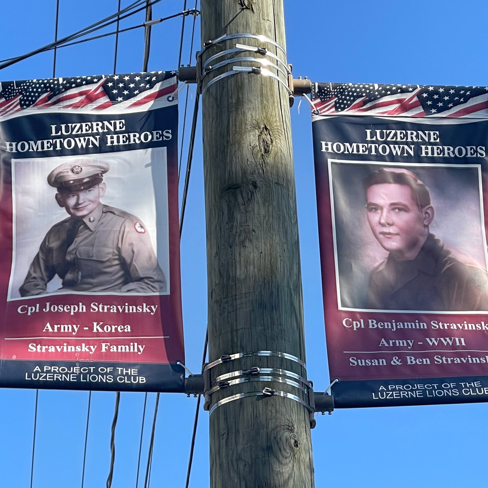 <i class="material-icons" data-template="memories-icon">chat_bubble</i><br/>Joseph Stravinsky, Army, Corporal<br/>Posted by: Susan Stravinsky<br/><div class='remember-wall-long-description'>Love and miss you Dad!</div><a class='btn btn-primary btn-sm mt-2 remember-wall-toggle-long-description' onclick='initRememberWallToggleLongDescriptionBtn(this)'>Learn more</a>